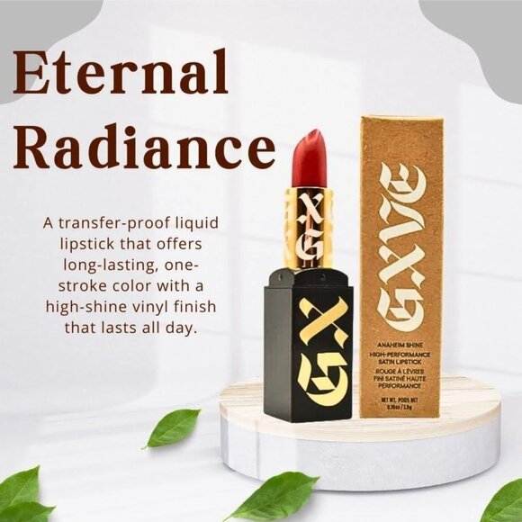GXVE Anaheim Shine High-Performance Satin*Lipstick~Loara (Orange Red) 3g NIB - Picture 10 of 16